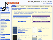 Tablet Screenshot of noten-roehr.de